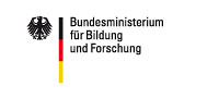 Logo des BMBF Logo des Bundesministeriums für Bildung und Forschung mit Bundesadler links und rechts der Schriftzug
